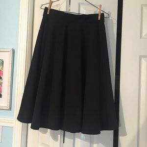 Black Pleated Skirt